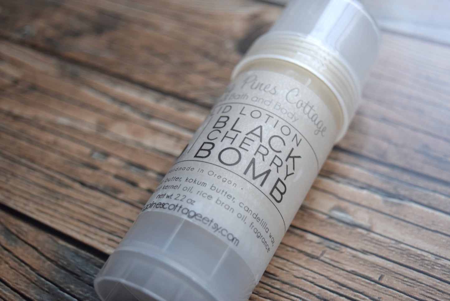 Black Cherry Bomb Solid Lotion Bar