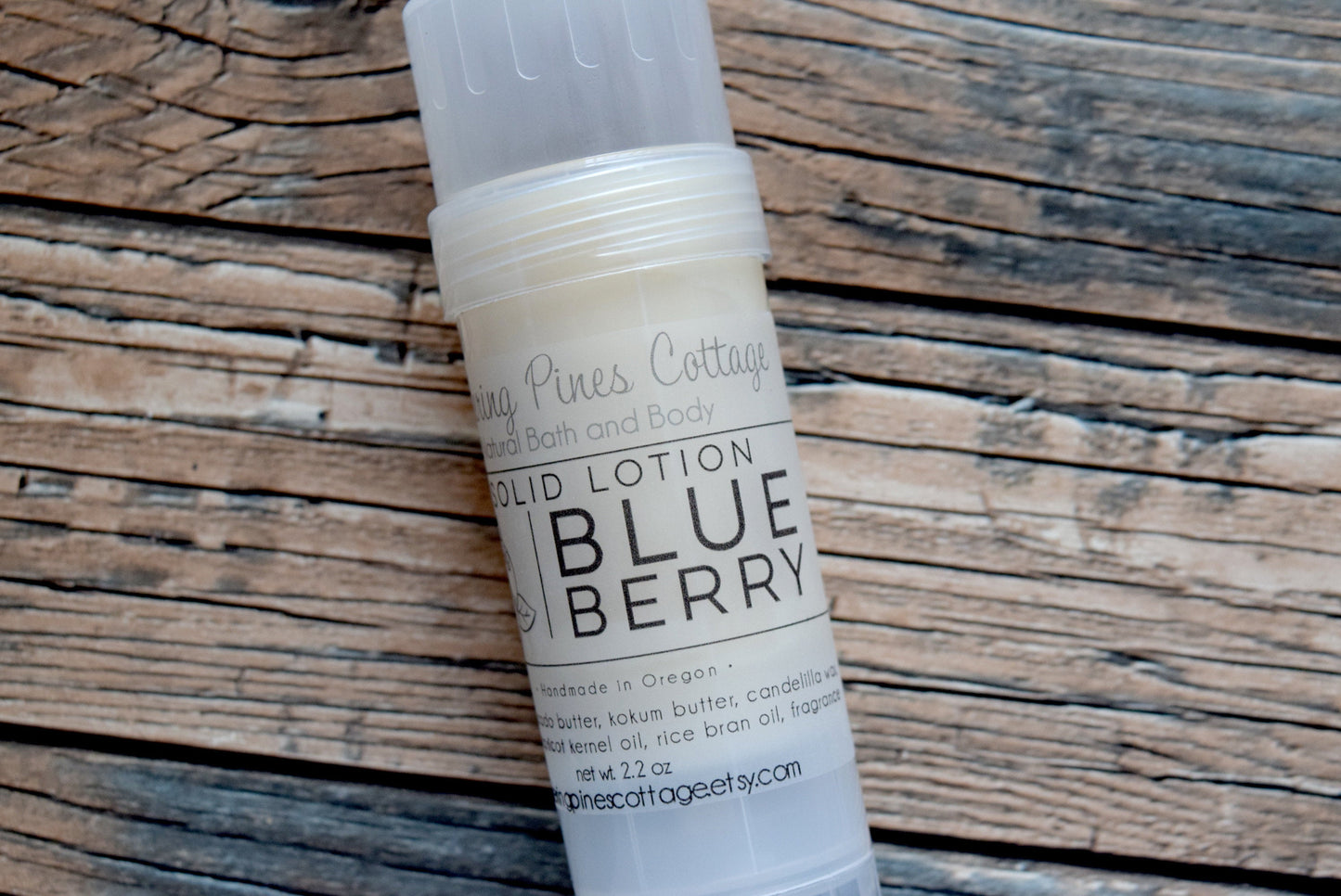 Blueberry Solid Lotion Bar