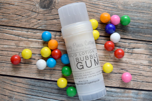 Solid lotion bar Bubblegum scented