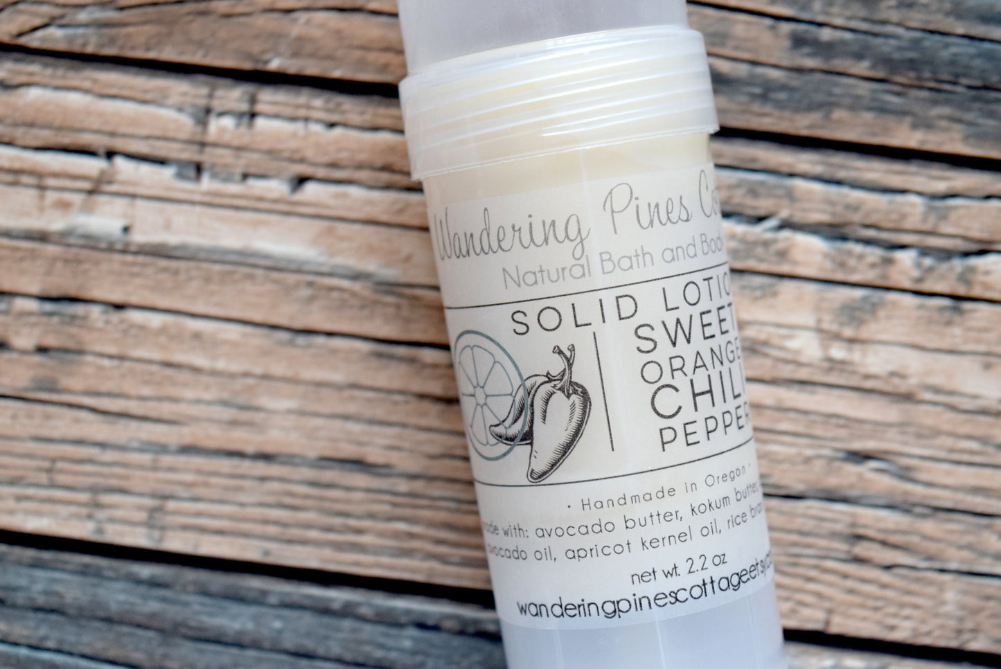 Sweet Orange Chili Pepper Solid Lotion