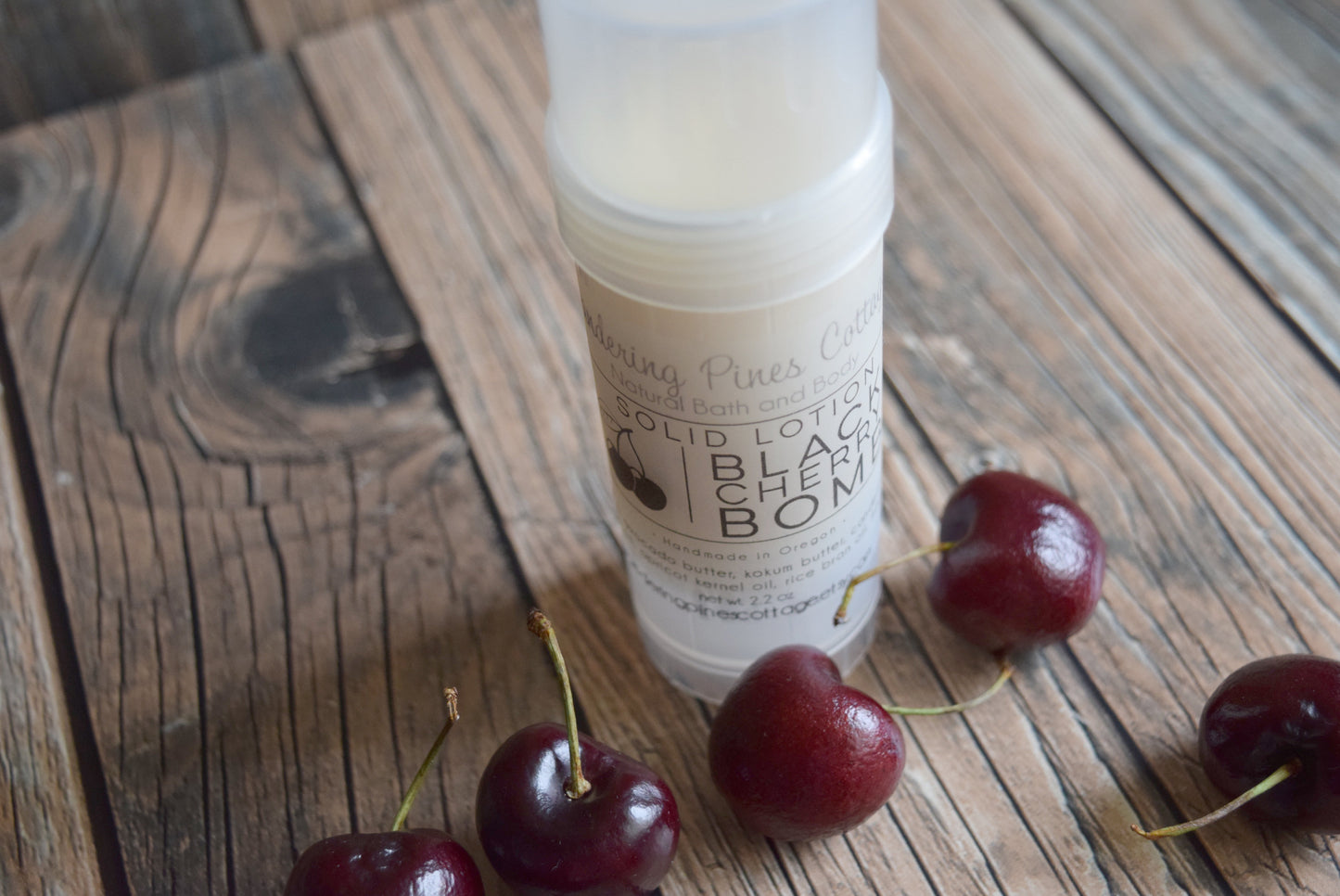 Black Cherry Bomb Solid Lotion Bar