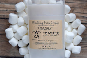 Toasted marshmallow aluminum free deodorant