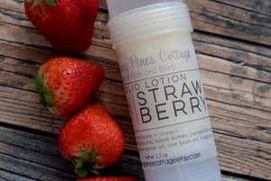 Strawberry Solid Lotion Bar