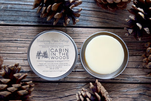 Cabin in the Wood Solid Lotion Tin