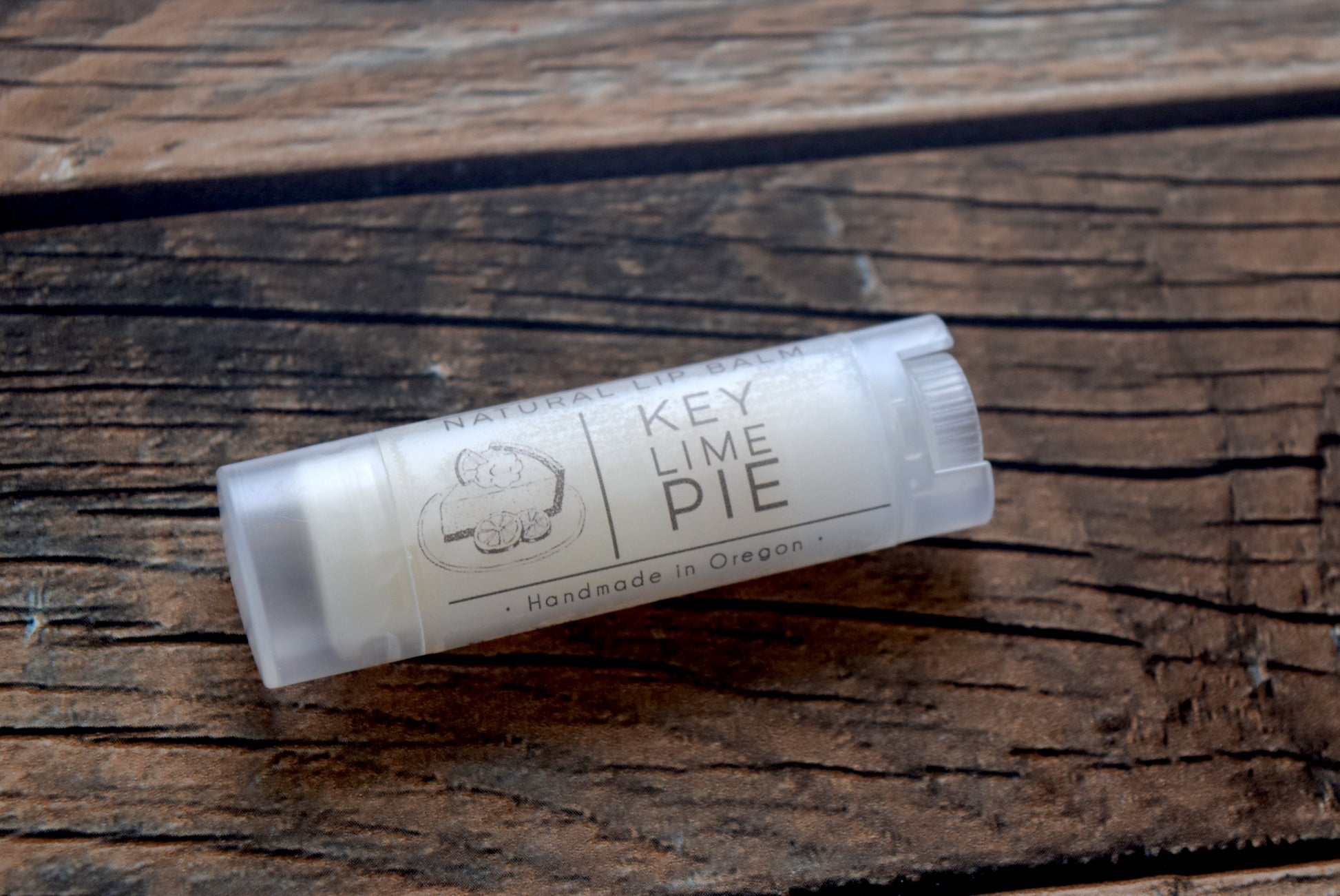 Key Lime Pie vegan Lip balm - wandering pines cottage