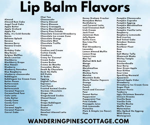 Lip Balm Bundle Choose Five Flavors