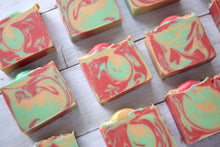 Load image into Gallery viewer, merry and bright lingonberry spice soap - wandering pines cottage