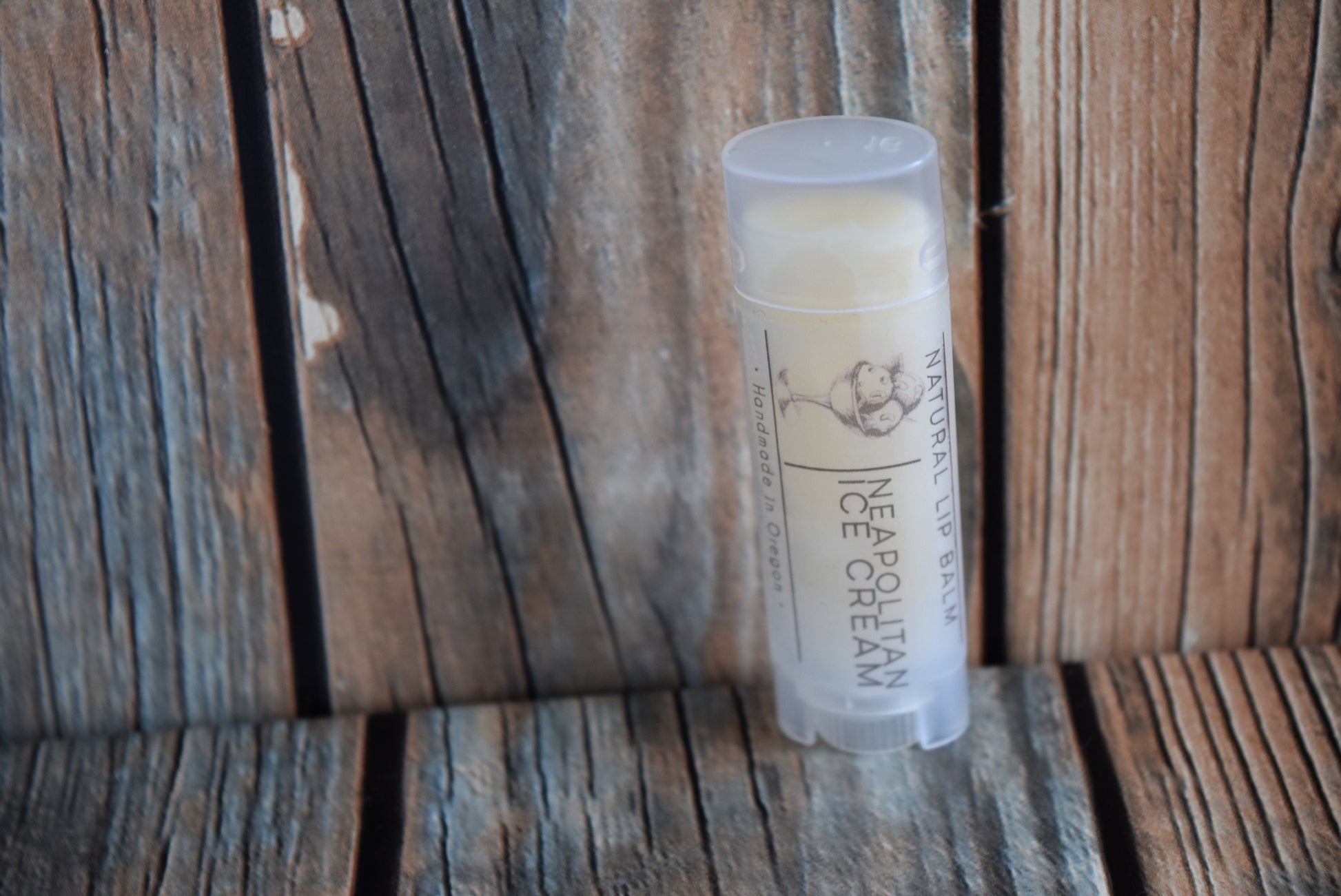 Neapolitan ice cream flavored lip balm - wandering pines cottage