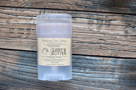Pumpkin Fall scented deodorant - wandering pines cottage