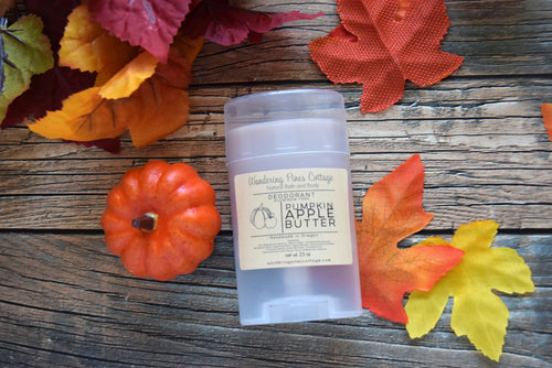 pumpkin apple butter deodorant - wandering pines cottage