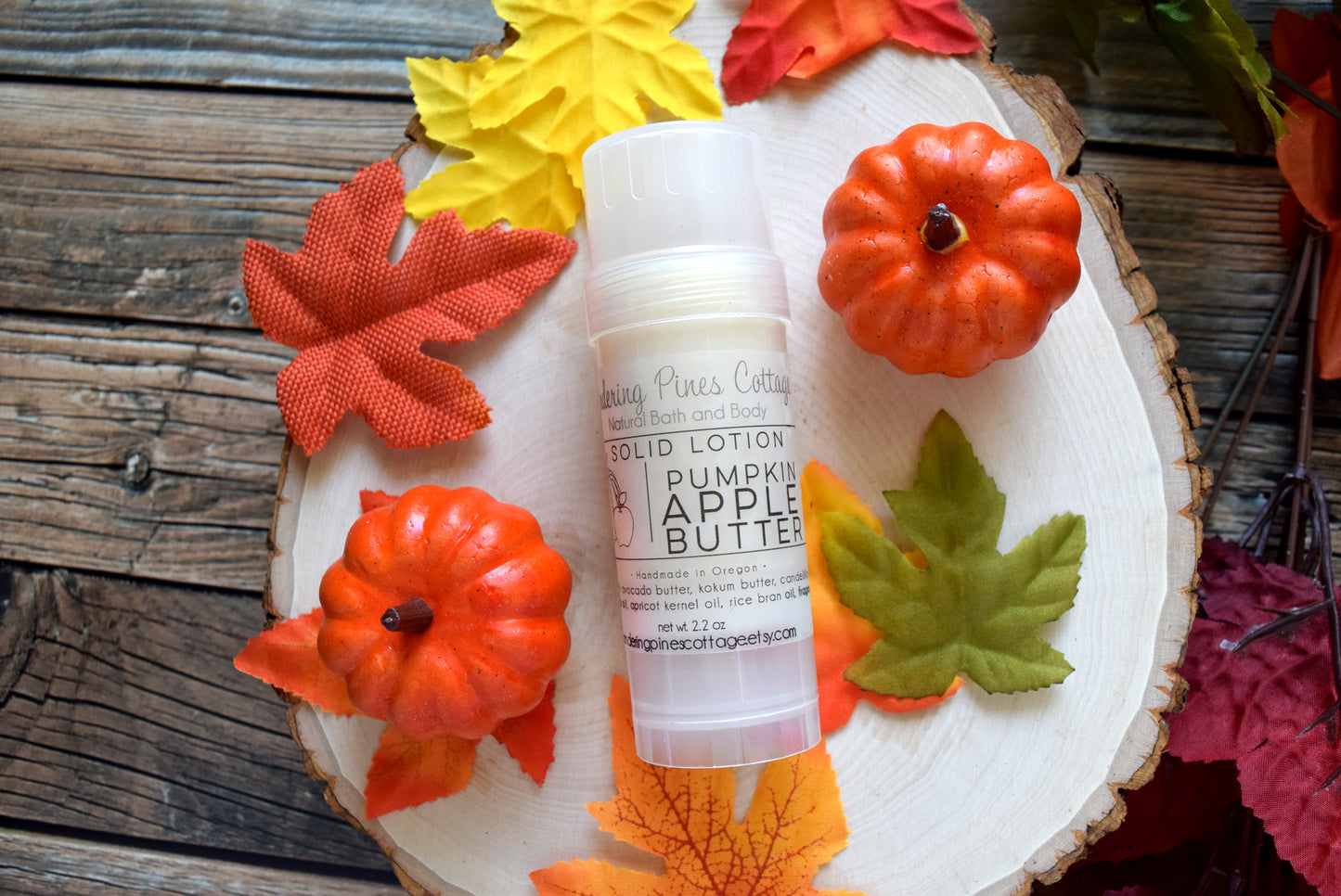 Pumpkin Apple Butter Natural Lotion Bar