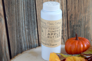 Pumpkin Apple Butter Body powder - wandering pines cottage