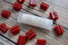 Load image into Gallery viewer, Red Licorice Flavored Lip balm - wandering pines cottage