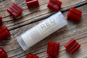 natural lip balm red licorice - wandering pines cottage