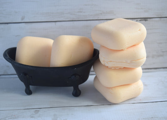 Peach smoothie shampoo bar - wandering pines cottage