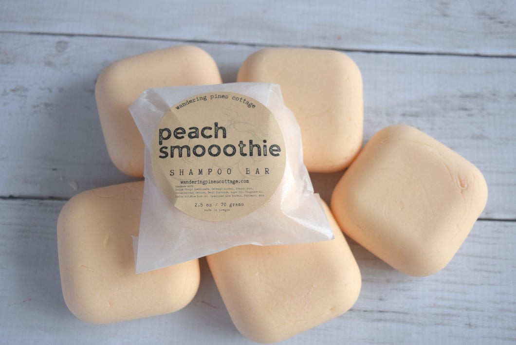 Shampoo Bar Peach smoothie - wandering pines cottage