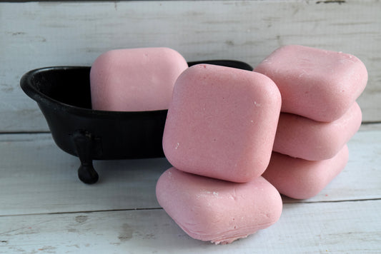 Rose quartz shampoo bar - wandering pines cottage