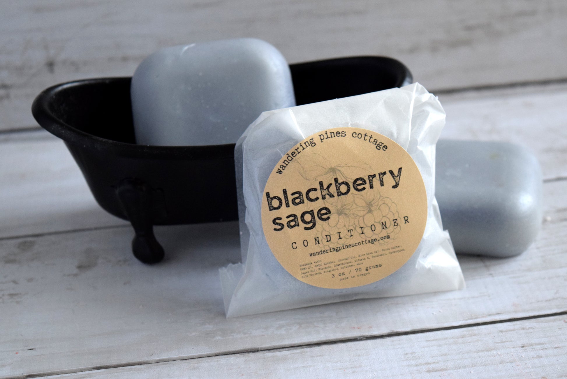 hair conditioner blackberry sage - wandering pines cottage