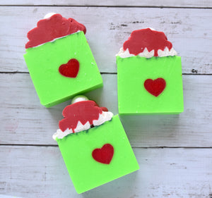 christmas grinch soap - wandering pines cottage