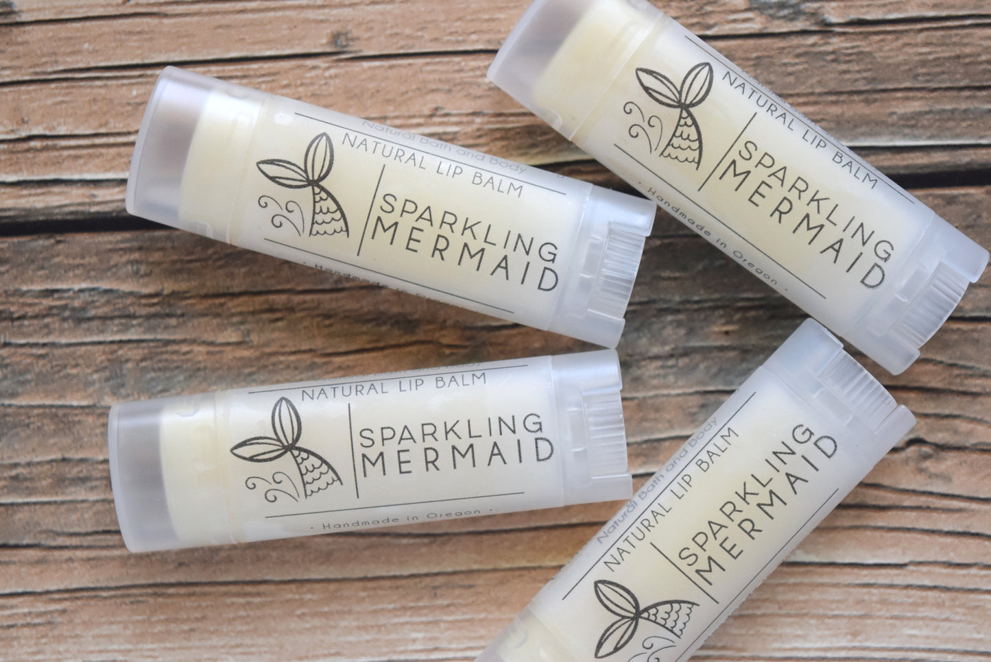 Sparkling Mermaid Lip Balm - wandering pines cottage