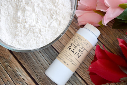Spring Rain Body powder floral scent - Wandering Pines cottage