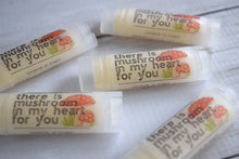 Load image into Gallery viewer, chocolate raspberry lip balm valentine - wandering pines cottage