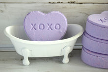 Load image into Gallery viewer, XOXO Conversation Heart Bath Bomb