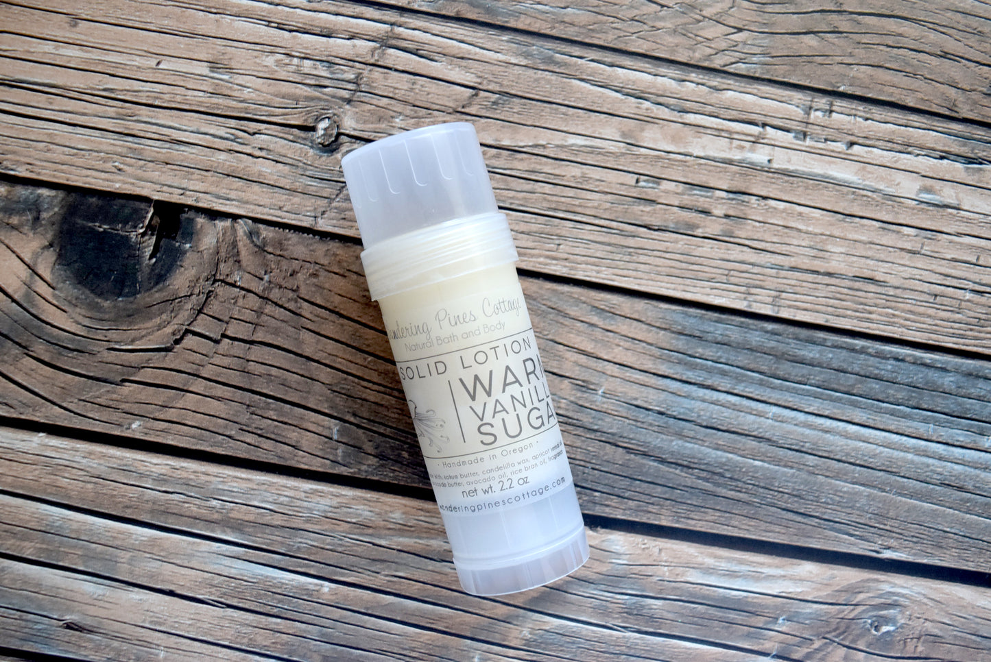 Warm Vanilla Sugar Solid Lotion Bar